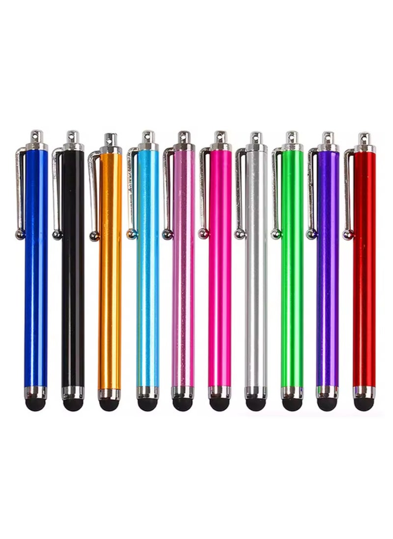 Generic - Touch Pen for All Touch Screens, Set of 5 Touch Pens, a set of five lightweight and small-sized touch stylus pens, touch stylus pen, touch pen, iPhone pen, stylus pen suitable for tablets, iPhones, and Samsung devices, a set of lightweight and small-sized pens, random colors. - Image 1
