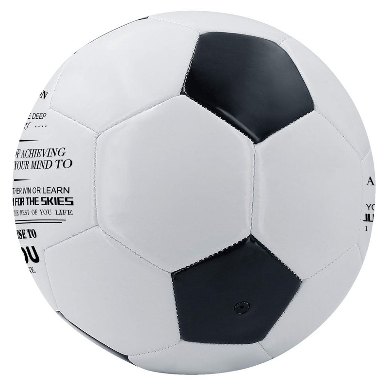 K KENON Kenon Engraved Soccer Ball/Football Toy to My Son - Youth and Adult Soccer Balls with Pump- Perfect for Son Birthday Graduation - Image 2