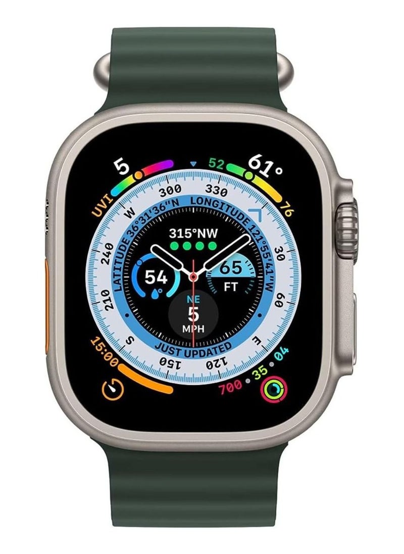 Generic - Ocean Silicon Rubber Strap For Apple Watch Ultra 49mm 45mm 44mm And 42mm - Image 1