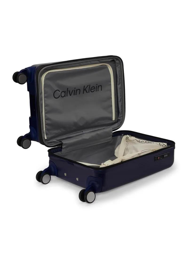 CALVIN KLEIN MIDNIGHT NAVY Calvin Klein In Stereo Hardside Luggage on Wheels for Unisex | Ultra Lightweight ABS with 4 Spinner Wheels|Color Midnight Navy  | Best Price UAE