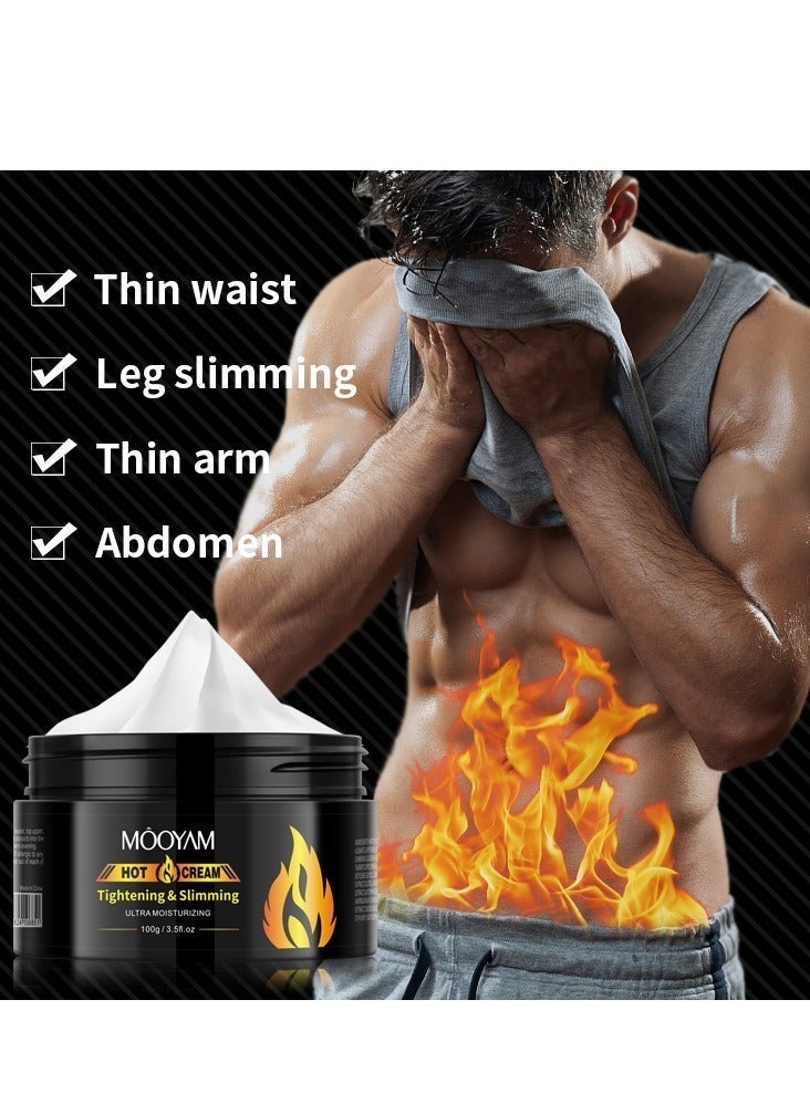 موويام زيت تدليك للتنحيف وكريم ساخن مضاد للسيلوليت لتشكيل الجسم يعزز امتصاص الدهون يشد البشرة ويجعلها أكثر تماسكًا علاج تدليك مريح لتنسيق الجسم - Image 2