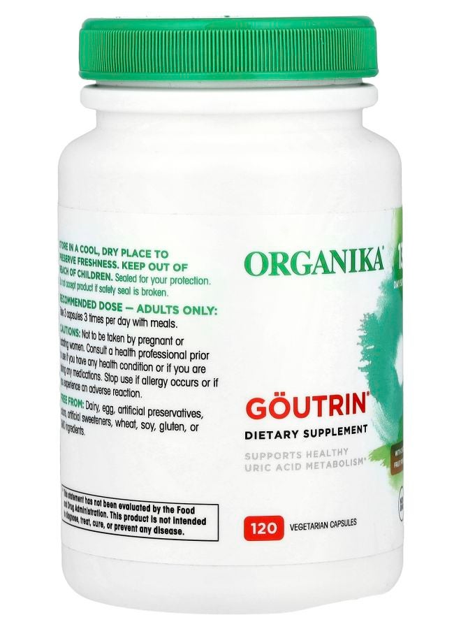 Organika Goutrin® with Cherry Fruit Powder 120 Vegetarian Capsules - Image 2