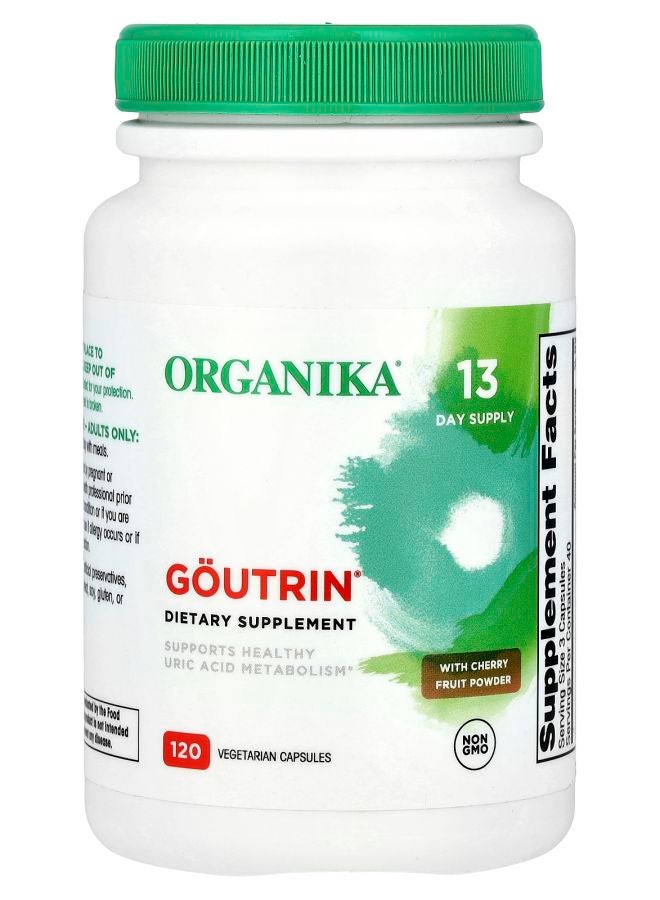 Organika Goutrin® with Cherry Fruit Powder 120 Vegetarian Capsules - Image 1