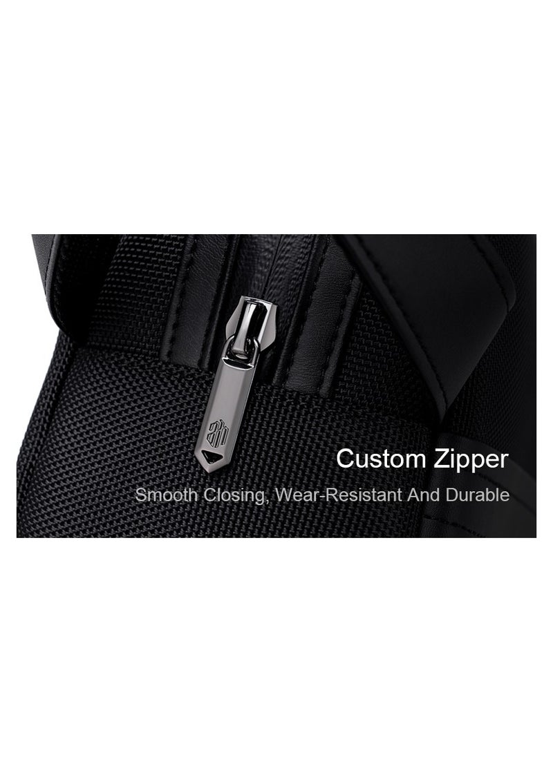 K00677 Water Resistant Anti-Theft Pouch Handbag Clutch Bag - Black