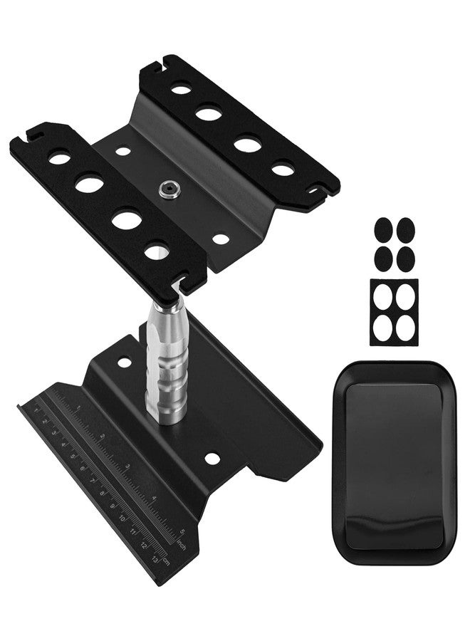 Share Goo ShareGoo RC Car Work Stand Repair Workstation 360 Degree Rotation Lift with Screws Tray Compatible with Traxxas Axial Arrma Redcat Losi 1/10 1/12 1/16 RC Car Truck (Black) - Image 1