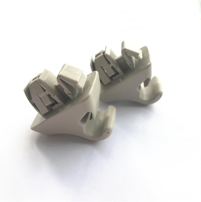 Wivplex 2pcs Car Sun Visor Hook Clip Bracket for Mitsubishi Pajero Montero - Image 3