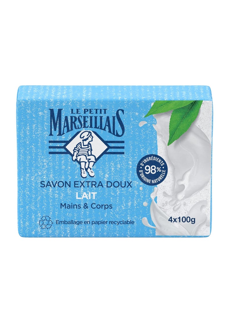 LE PETIT MARSEILLAIS Le Petit Marseillais Savon Kraft Lait 200g Milk Soap 