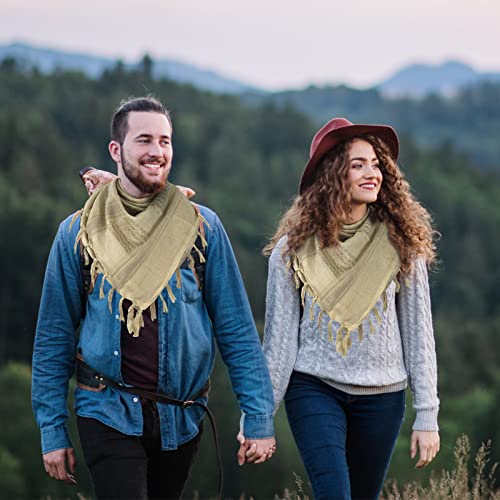 VOCHIC Military Shemagh Arab Tactical Desert Keffiyeh Thickened Scarf Wrap for Women and Men 43"x43" - Image 5