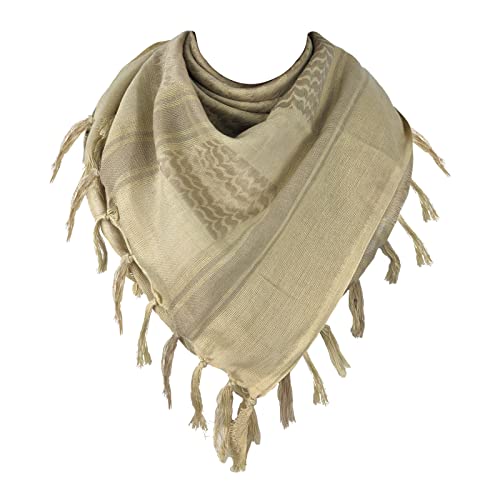 VOCHIC Military Shemagh Arab Tactical Desert Keffiyeh Thickened Scarf Wrap for Women and Men 43"x43" - Image 1