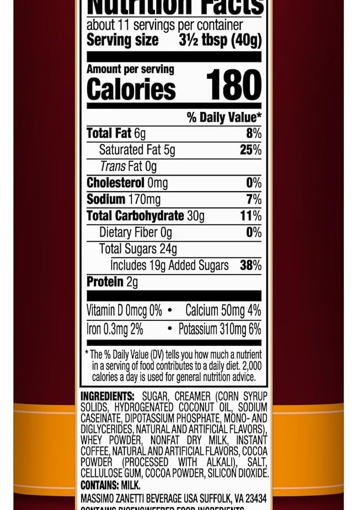 Hills Bros خليط كابتشينو فوري من هيلز بروس - شوكولاتة بيضاء بالكراميل - Image 2