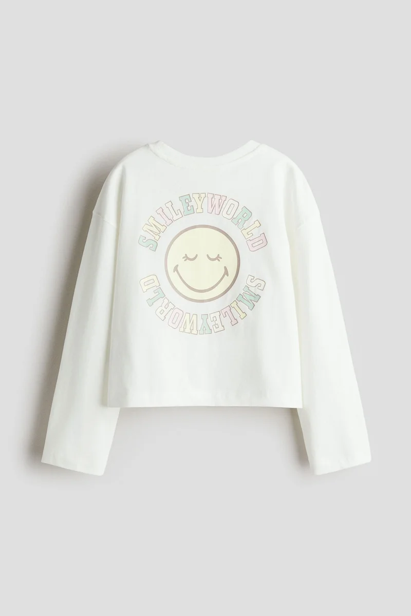 H&M Printed cotton top