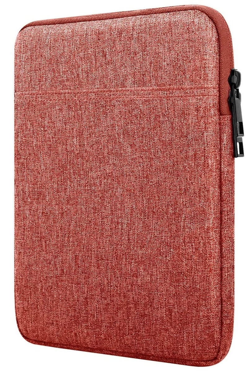 Moca 9 / 11 Inch Tablet Sleeve Carrying Case for iPad 10.2 2021-2019, iPad Pro 11 2021-2018, iPad Air 4 10.9 2020, Galaxy Tab A8 10.5 2022, Tab A7/S6 Lite 10.4, Tablet Protective Sleeves (Orange) - Image 1