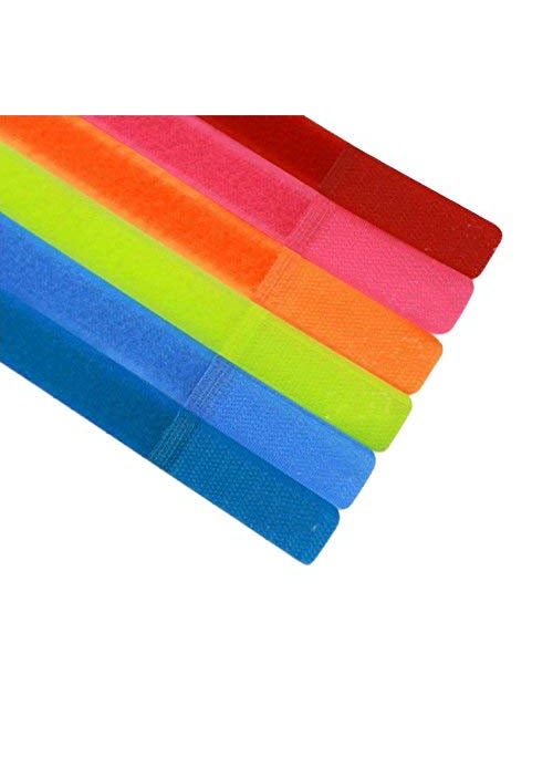 S2S S2S 6 Colorful Genuine Band Cable Ties Straps Multicolour 6 Pcs  - Image 1