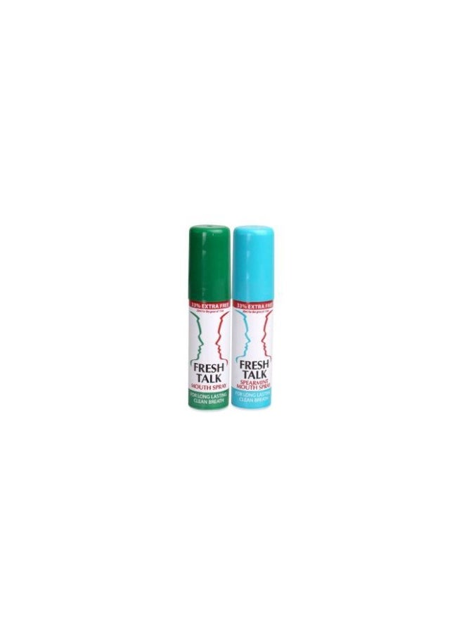 fresh talk Mint and peppermint oil mouth spray, 2 pieces - Image 1