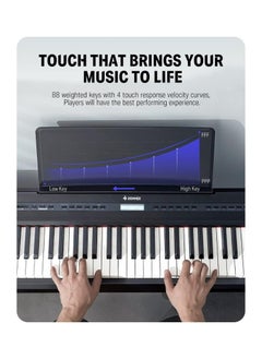 Donner Donner DEP-20 88 Keys Upright Digital Piano- Black  - Image 4