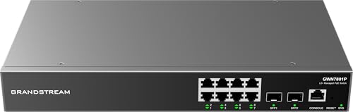 Grandstream GWN7801P 8Port Gigabit Ethernet Layer 2 Managed PoE Switch - Image 1