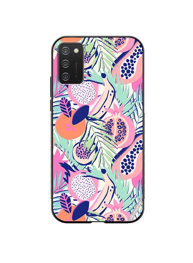 VR CREATIVE Protective Case Cover For Samsung Galaxy A02s Abstract Dragon Fruit Design Multicolour - Image 1
