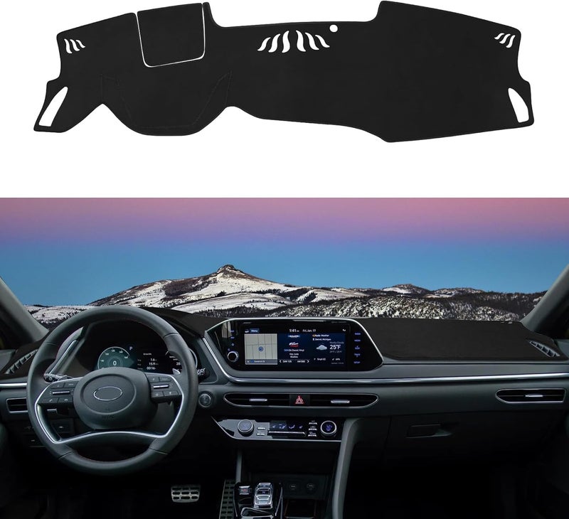 Rilsen Dashboard Cover Mat for Hyundai Sonata 2020-2023 - Image 1