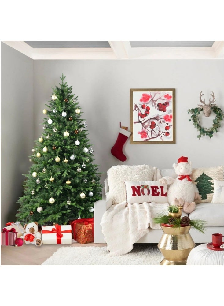 جيجيرو شجرة عيد الميلاد الاصطناعية بطول 1.2 متر/4 أقدام، شجرة كاملة من خشب التنوب الفاخر غير المضاء بمفصلات مع 260 فرعًا، حامل معدني، هيكل مفصلي، سهل التركيب - Image 3