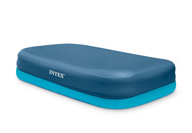 Intex Rectangular Pool Cover for 103 in. x 69 in. or 120 in. x 72 in. Pools - Image 1