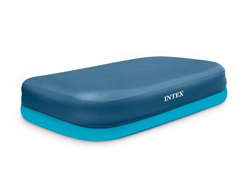 Intex Rectangular Pool Cover for 103 in. x 69 in. or 120 in. x 72 in. Pools - Image 2