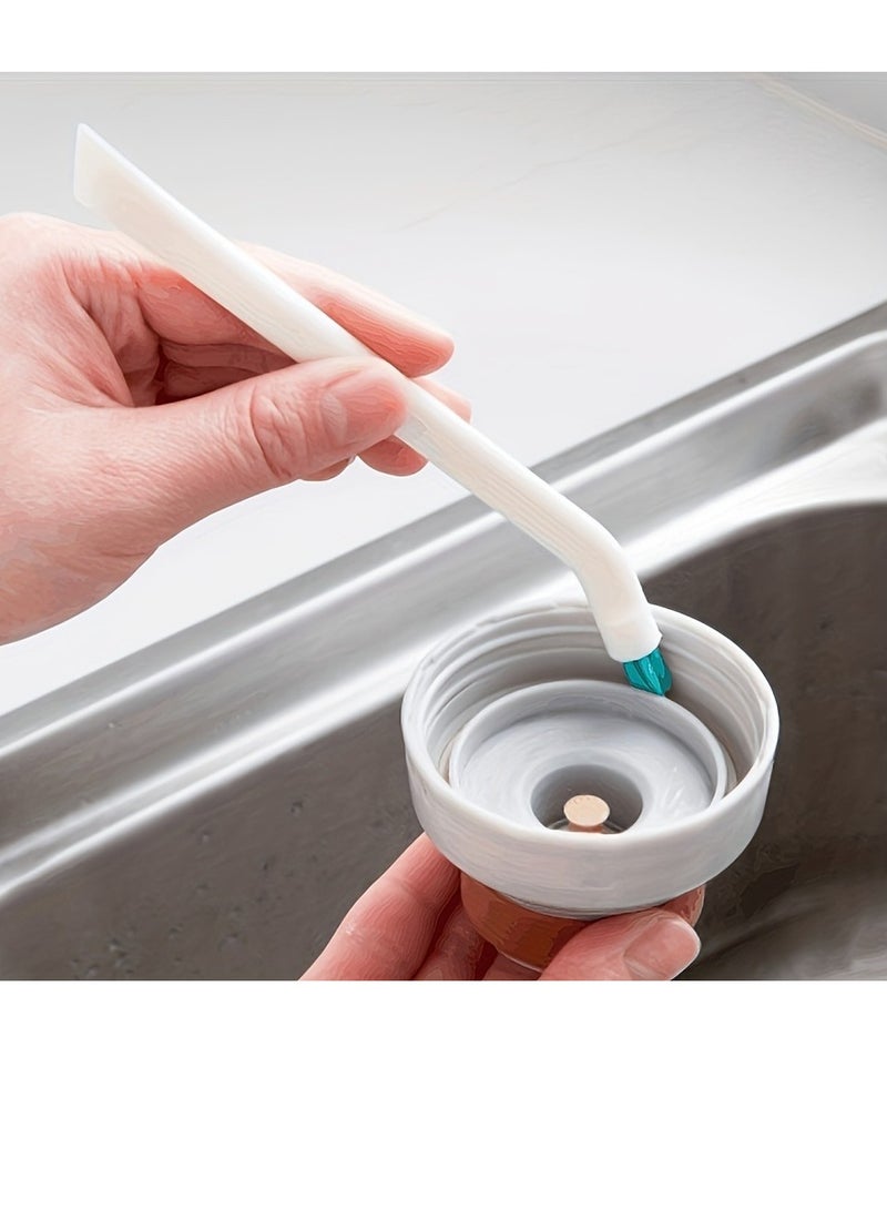 2-Piece Set Multi-Purpose Kitchen Cleaning Brushes - Baby Bottle & Milk Cup Spiral Brush Set, Manual, No Electricity Required, Ideal for Home Use - Image 3