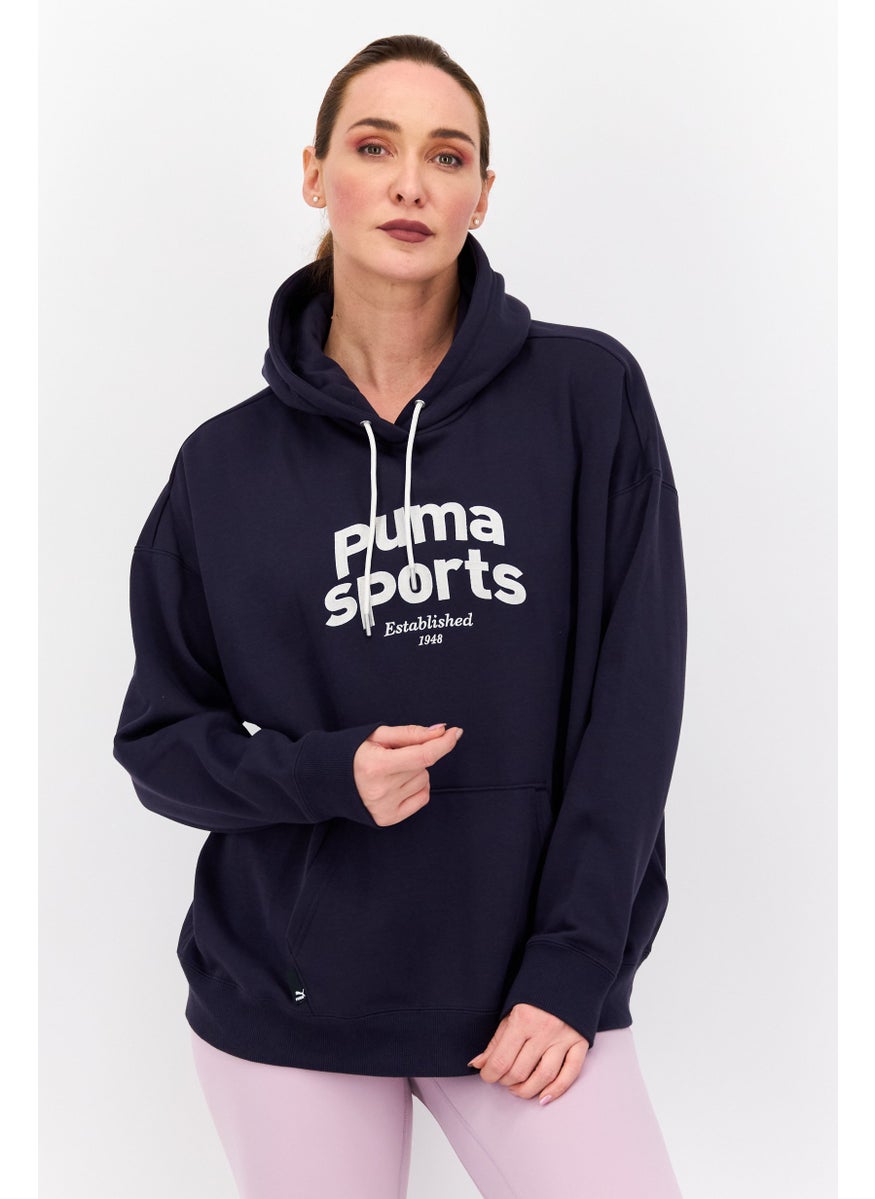 Women Sportwear Fit Embroidered Outdoor Hoodies, Navy Blue - pzsku/Z8B29487FE176621FDA6DZ/45/_/1737642821/d2c1b9f1-0d84-47e0-9ec9-3f8b738c5ea5