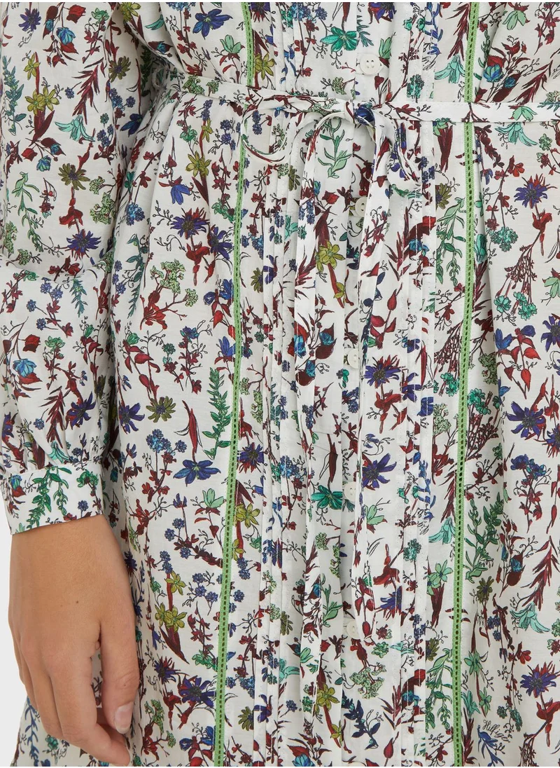 TOMMY HILFIGER Floral Puff Sleeve Dress