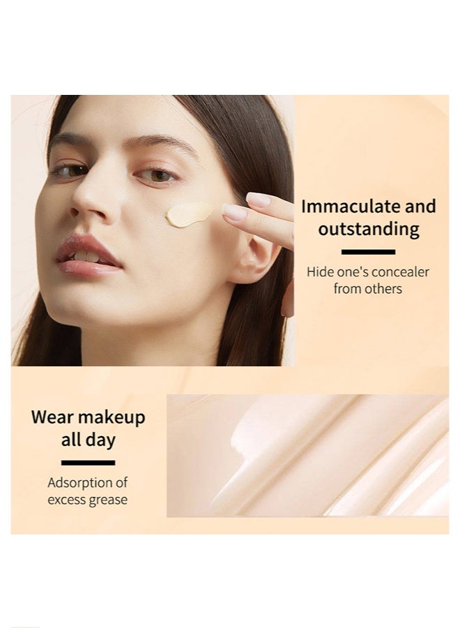 OCHEAL Color Gorrecting Moisturizing & Flawess, Full Coverage Long Lasting Makeup,Natural Finish,Foundation Anti-Redness, Face Cream, Skin Tone Adjusting CC Cream,SPF50+U UVA/UVB Whitening Sunscreen #02Natural - Image 4