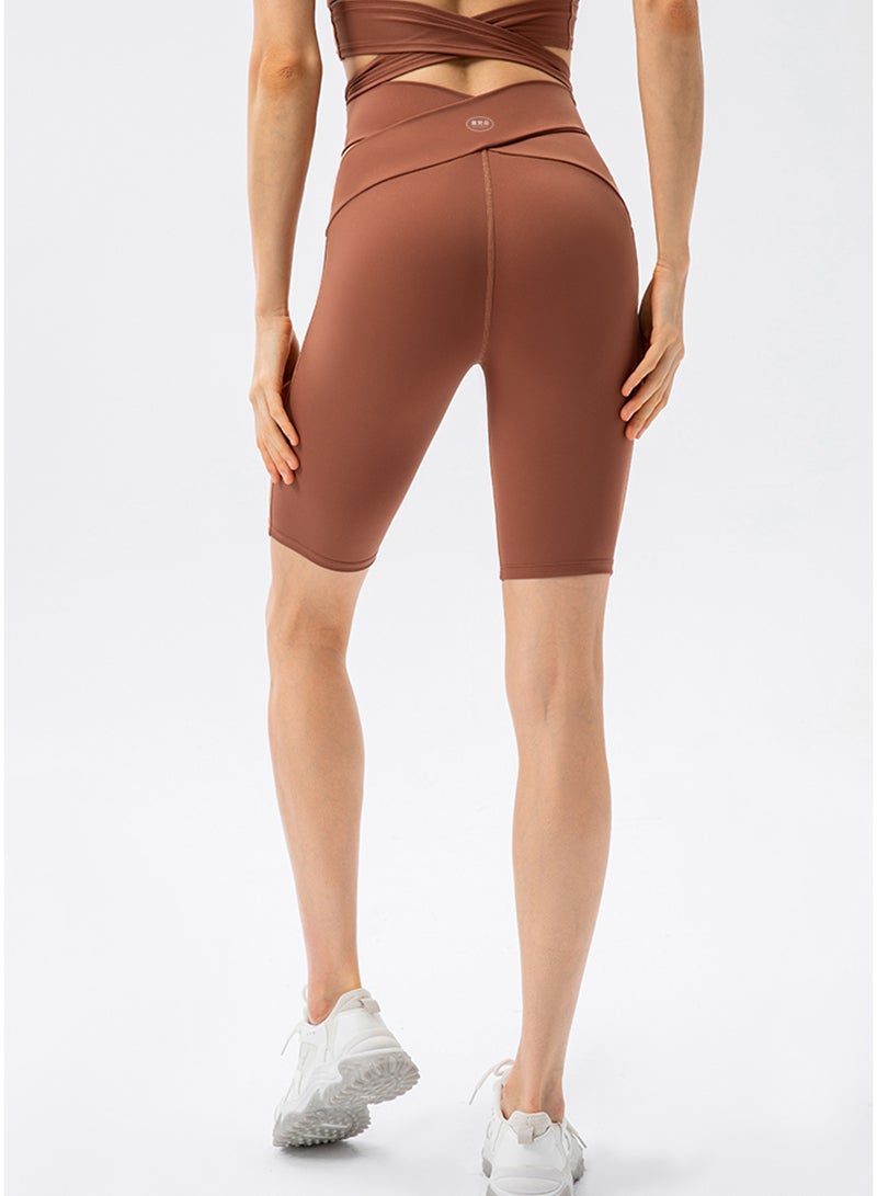 شاربدو شورت رياضي للتنحيف واليوجا عالي الخصر - Image 3