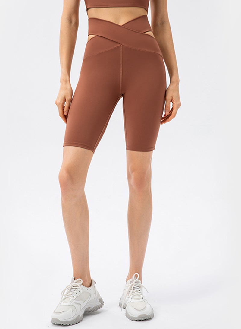 شاربدو شورت رياضي للتنحيف واليوجا عالي الخصر - Image 2