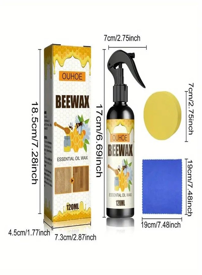Harboan Wood Seasoning Bee Wax With Spounges Natural Traditional Beeswax Polish Wood Furniture Polish And Cleaner For Wood For Furniture To Beautify & Protect (Pack Of 2) - Image 4