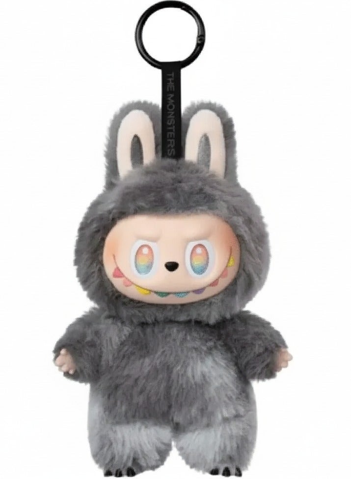 Labubu The Monsters Plush Doll Keychain Set 7 Pcs Combo – Bing Into Energy Cute Vinyl Face Stuffed Animal Bag Charms with Hanging Loop Generation 3 Set | Fluffy Kawaii Backpack Pendant & Car Ornament | Colorful Collectible Art Toy Gift for Girls & Teens - Image 4