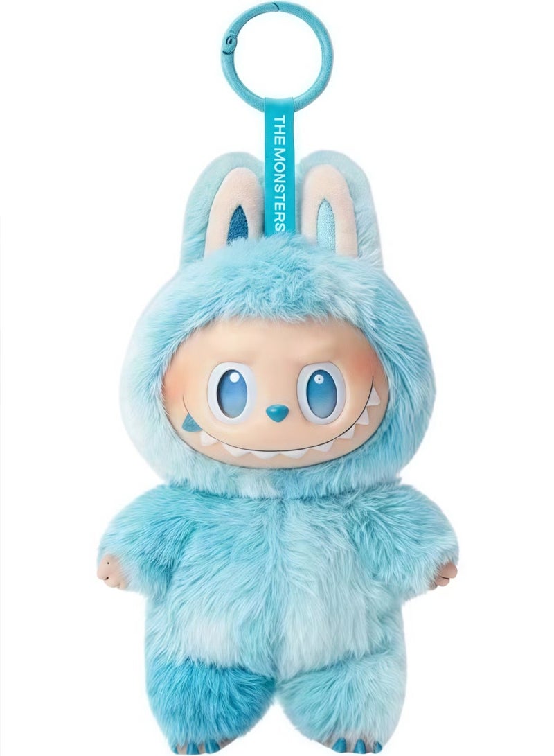 Labubu The Monsters Plush Doll Keychain Set 7 Pcs Combo – Bing Into Energy Cute Vinyl Face Stuffed Animal Bag Charms with Hanging Loop Generation 3 Set | Fluffy Kawaii Backpack Pendant & Car Ornament | Colorful Collectible Art Toy Gift for Girls & Teens - Image 5