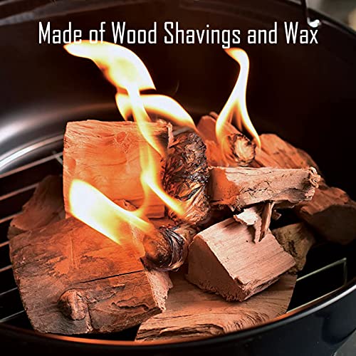 WishDirect 80 Pcs Fire Starters for Campfire, Fireplace, Grill, Fire Pit, Wood Stove, BBQ, Smoker - Easy & Quick Light Fire Fit Kamado Joe, Big Green Egg and Solo Stove - Image 3