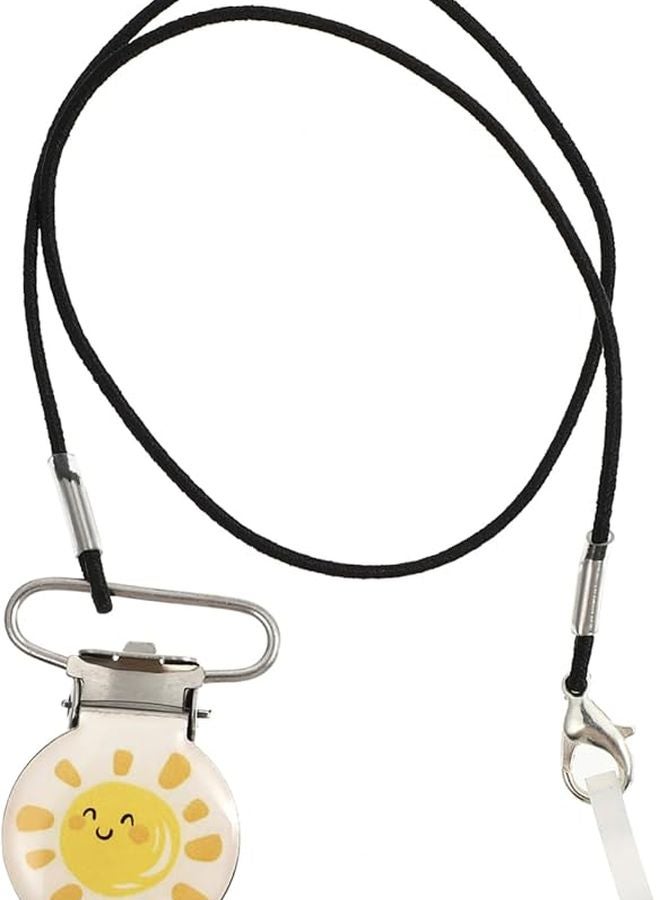 سماعة أذن مع حبل عنق وقطعة حامل لطيفة للأولاد والبنات بتصميم خفيف الوزن - Image 2