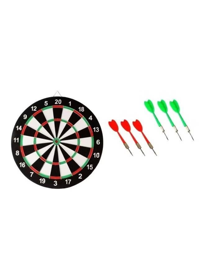 Famous Quality Professional Dartboard Set with Darts - Two-Sided Indoor Target Game with Steel Tip Darts - Image 2