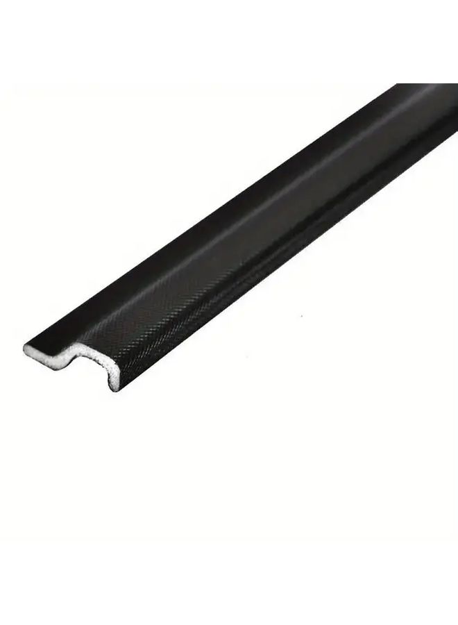 Black 393.7in Acoustic Foam Weather Stripping For Windows Doors Draft Proofing - Image 2