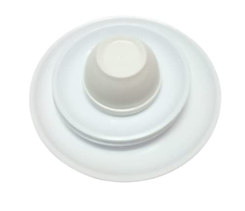 Coolkart 18 Pcs Unbreakble Food Grade Dinner Set Full Plates Half Plates with Katoris Matt Design Microwave Safe - Image 3