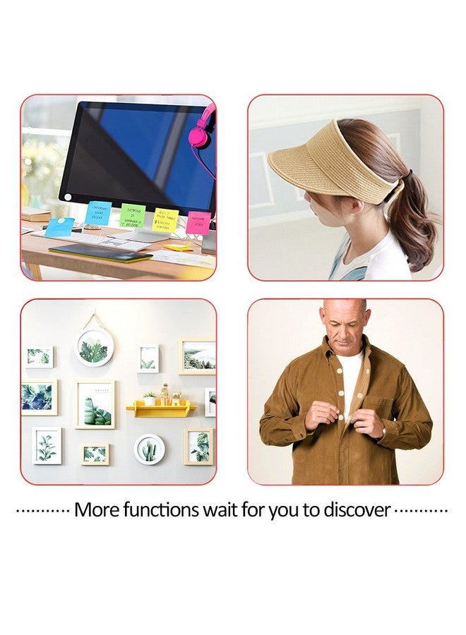 جانيون 640 قطعة من أشرطة النقاط اللاصقة البيضاء بقطر 3/4 بوصة (20 مم) (640) - Image 4