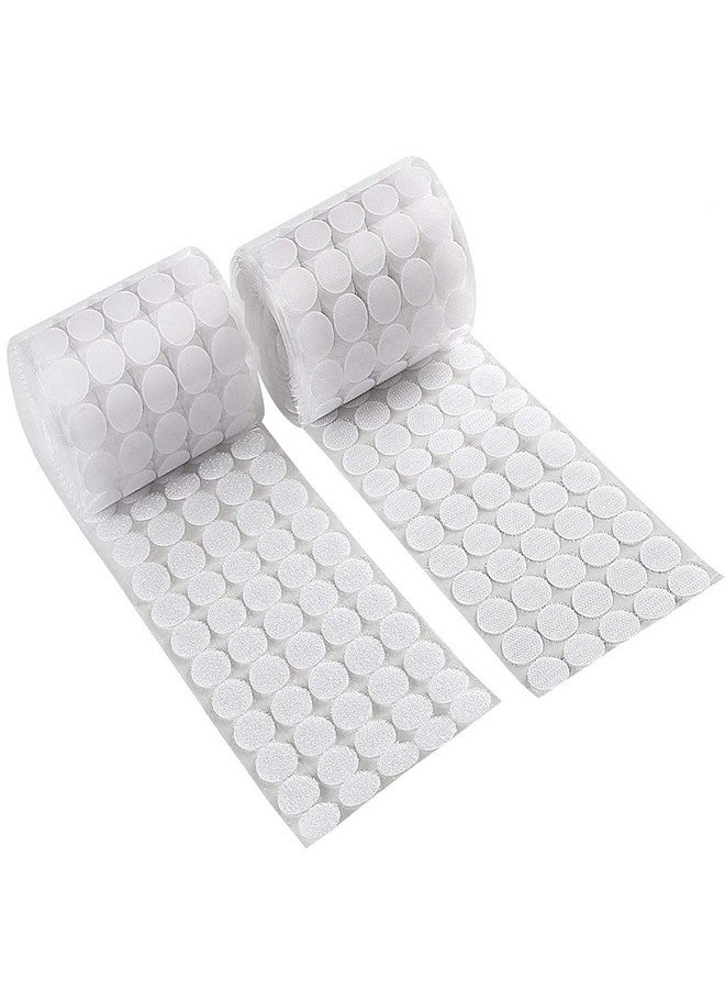 جانيون 640 قطعة من أشرطة النقاط اللاصقة البيضاء بقطر 3/4 بوصة (20 مم) (640) - Image 1