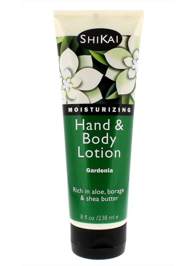 SHIKAI Gardenia Hand & Body Lotion (8oz, Pack of 3) | Daily Moisturizing Skincare for Dry and Cracked Hands | With Aloe Vera & Vitamin E  - Image 2