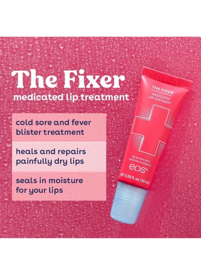 EOS Medicated Lip Balm The Fixer | Lip Care To Repair And Protect Chapped And Dry Lips | Instant Cooling And Pain Relief With Natural Ingredients | 0.35 Oz - Image 5