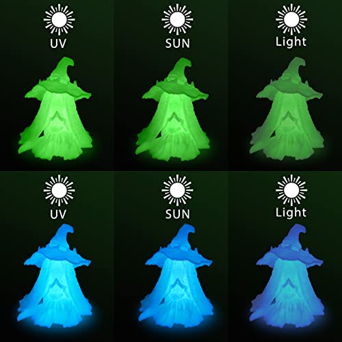 iSANMATE 3D Printer Filament, PLA Filament Glow in The Dark Green and Blue, 1.75mm Dimensional Accuracy +/- 0.03 mm, 2kg Spool - Image 4