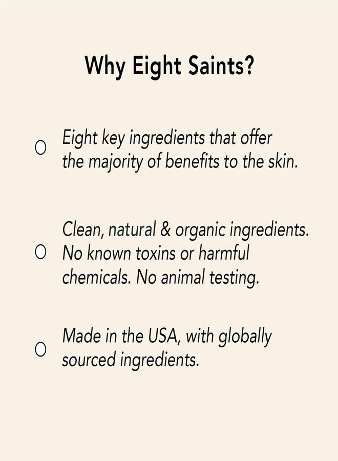 Eight Saints Bright Side Cream Facial Cleanser, Moisturizing Non-Foaming Daily Face Wash, Natural and Organic, Gentle and Effective Facial Cleanser, Makeup Remover, Nourishing and Hydrating, 6.7oz - Image 3
