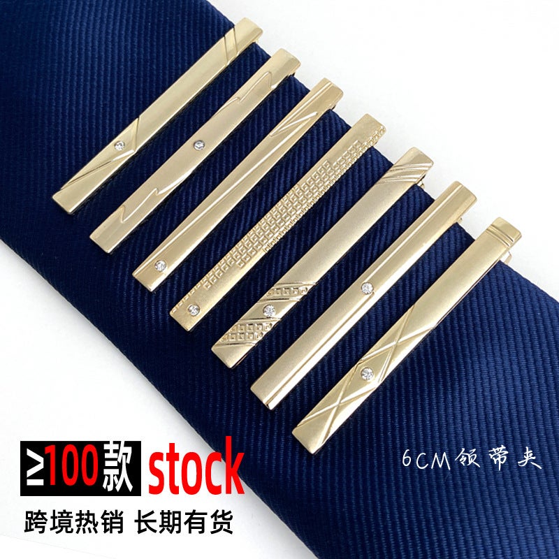 Men'S Tie Clip Manufacturer Direct Sales Yiwu Business Metal Tie Clip Tieclips Bow Tie Business Style - Image 2