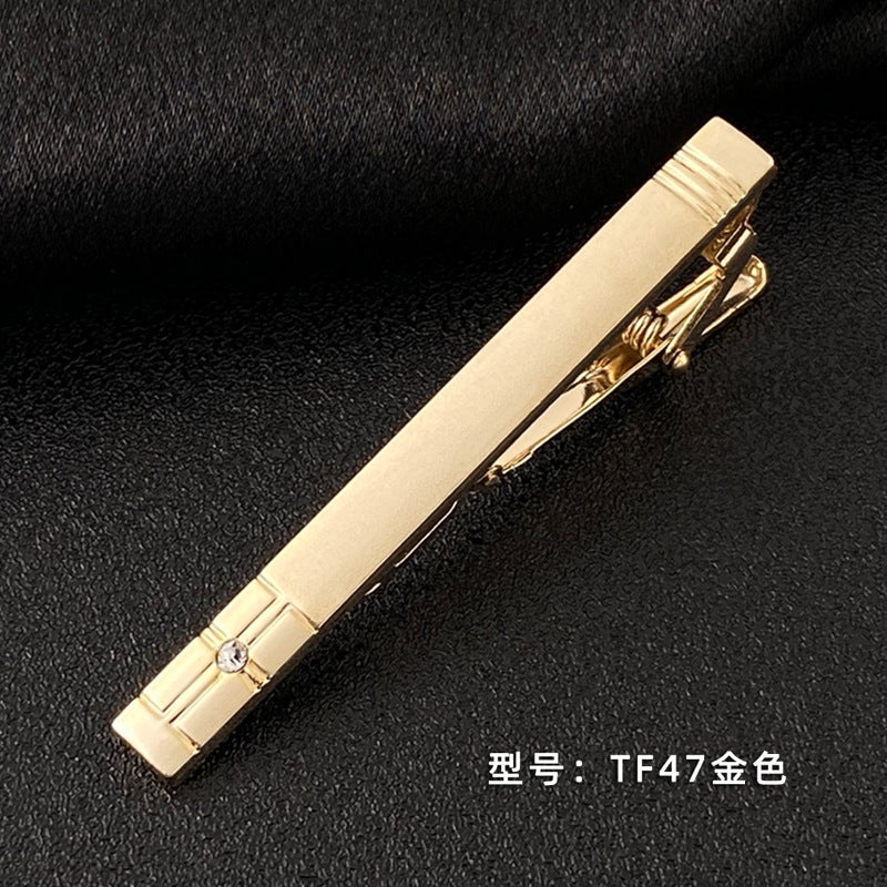 Men'S Tie Clip Manufacturer Direct Sales Yiwu Business Metal Tie Clip Tieclips Bow Tie Business Style - Image 1