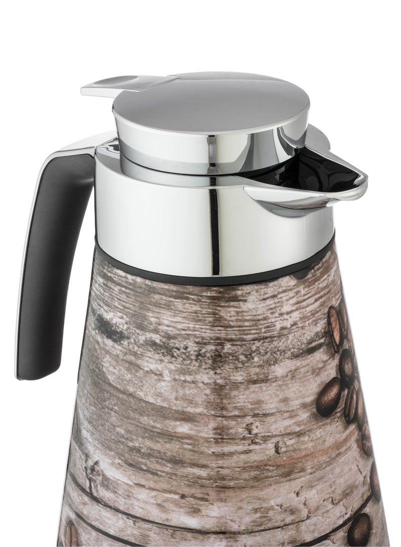 EMSA German Thermos 1.5 liter capacity coffee beans image silver - Image 2