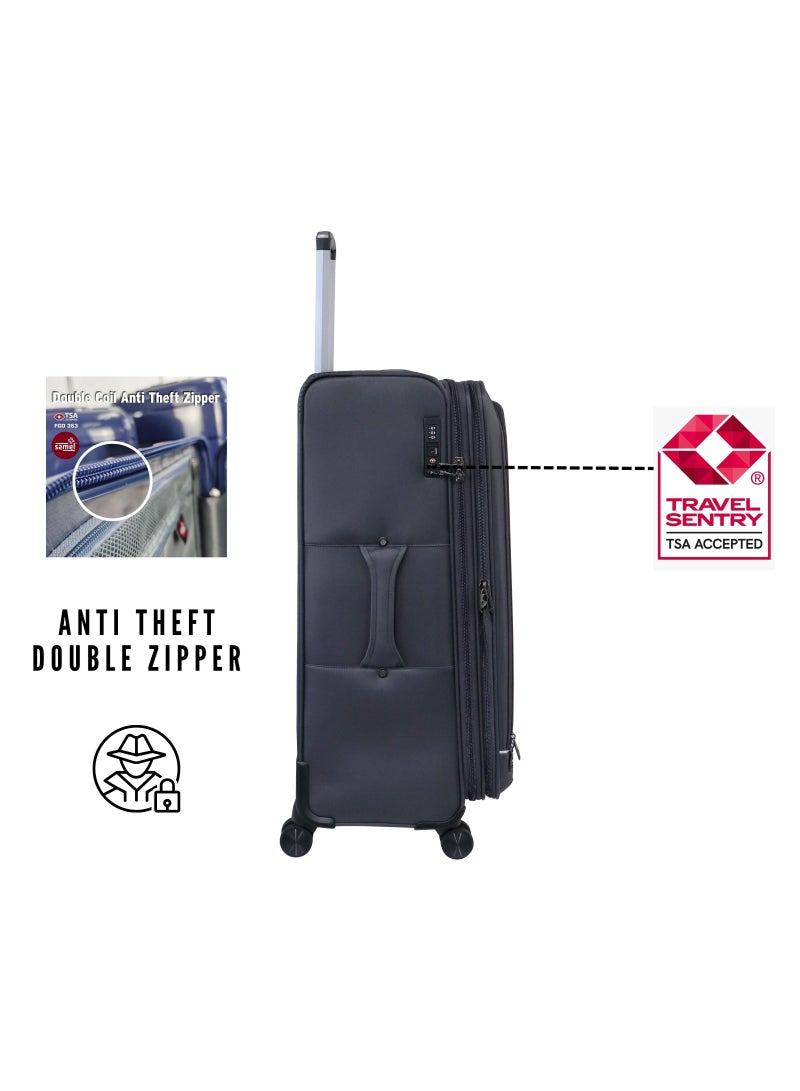 pierre cardin Softside Luggage Set of 3  - Image 3