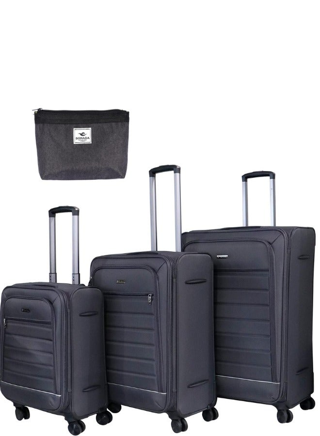 pierre cardin Softside Luggage Set of 3  - Image 1